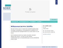 Tablet Screenshot of mcschiffer.at